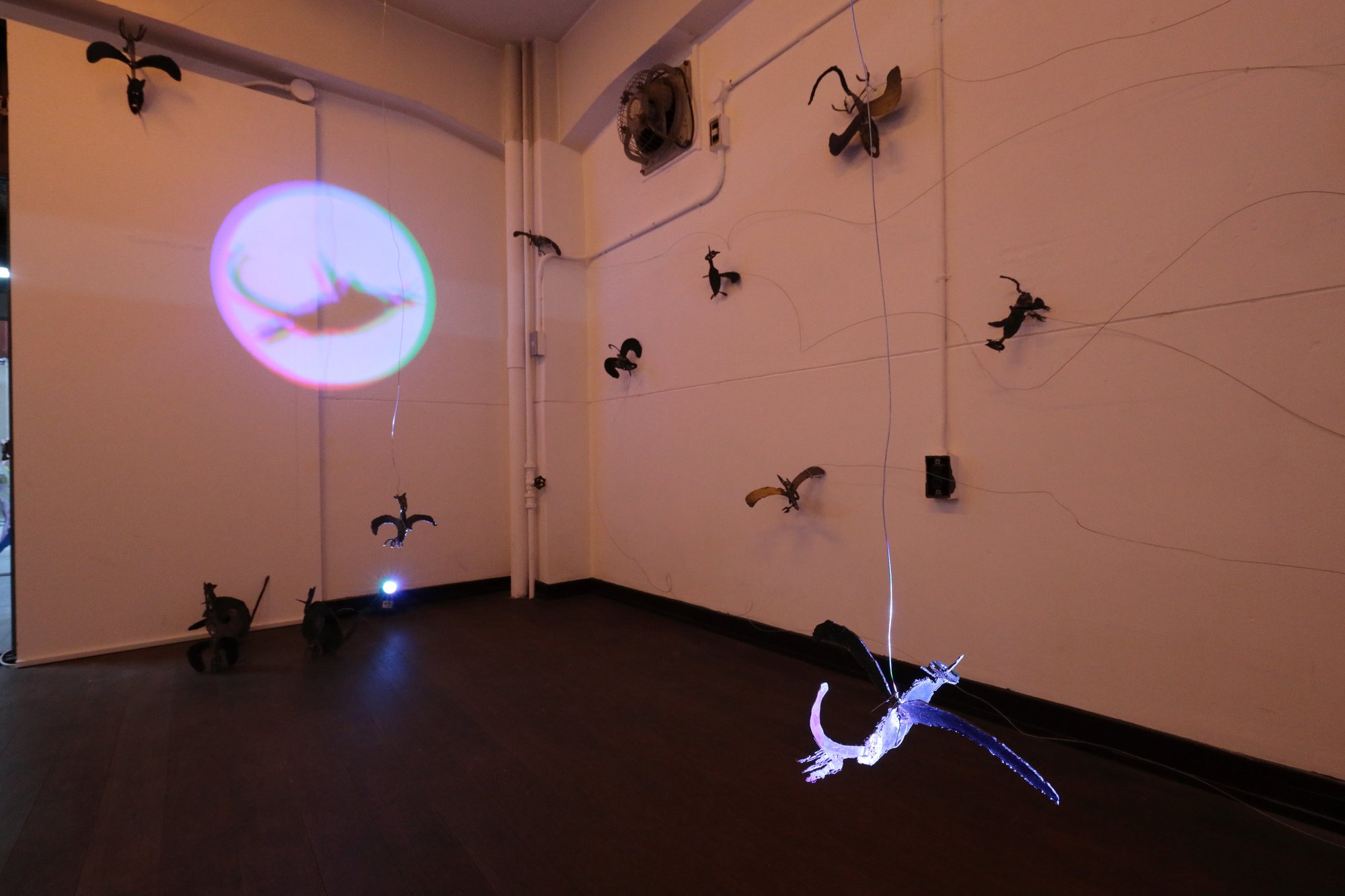 Heptapod Solresol Ruins — exhibition view 01, photo by Kai Maetani